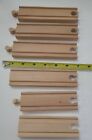 Wooden Train Tracks Mixed Lot Of 49 Pieces Bridges Tunnel Turntabledamage Toy   