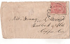 Confederate Cover With Scarce Csa  5 Stamp
