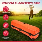 Skb Cases Ata Staff Pro Xl Hard Plastic Storage Cart Golf Travel Case  Orange