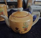 Antique Vintage Japan Child s Tea Set Hand Painted With Gold Plated Spoons Japan