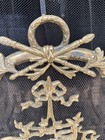  Vintage Ornate Brass Tone Fireplace Screen French Louis Xvi Style Lovebirds 27   