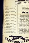 Greyhound Lines Passenger Transportation Flyer 1928 Bus Fares
