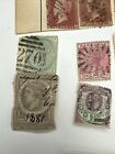 Rare Queen Victoria Stamp Lot 10  Different World Stamps   5 Uk One Penny St-921