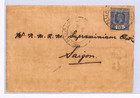 Malaya Straits Singapore Cover Indochina Saigon 1918  samwells-covers xh283