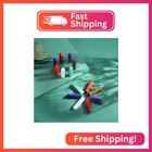 Qinjiejie 7 Pcs 7 Chakra Healing Crystals Mini Wands Crystal Pocket Stones Ameth