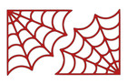 Vinyl Car Decal Sticker - Pair  2pc  Corner Spider Web Cobweb Truck Window Suv