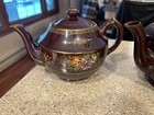 Vintage Japanese Redware Pottery Teapots And Pot