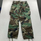 Vintage Us Military M81 Woodland Camo Cargo Pants Medium Regular Ripstop Hot 90s