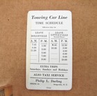 Tiny 1921 Ny Central Railroad Timetable Train 8-miles Schedule Little Falls Ny