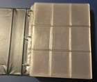 Vtg 1988 Hygrade Baseball Card 3-ring Album binder W  75 Hygrade 9-pocket Pages
