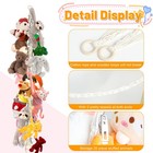 Dorblely Stuffed Animal Storage Hammock Corner - Hanging 1pc Beige