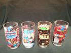 Vintage 1977 Marvel Comics Superhero Glasses  Set Of 4  7-eleven