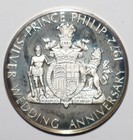 1972 Uk Silver Wedding Anniversary Medal Prince Philip