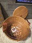 Rare Longaberger Basket Large With Lid