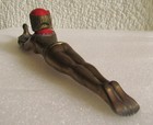 Antique Ronson Art Deco Brass Incense Burner Nude Egyptian Woman