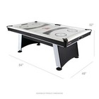 Blazer 7  Air Hockey Table With Heavy-duty Blower  Electronic Scoring  Leg Level