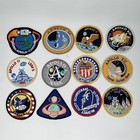Vintage Nasa Apollo Mission Patch Lot 12 Piece Mcm Atomic Space New Arrival