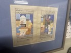 19th Century Persian Large Framed Illuminated Manuscript Page