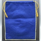American Legion Bag Vintage 1980s Drawstring Felt  9 5 X 7 75
