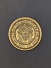 Biker Code Challenge Coin     40mm Brass Motorcycle Coin     Double Sided Engraved