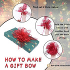 12 Pieces Mixed Color Pull Bow Wrapping Pull Bow Ribbon Pull Bows For Wedding Ba
