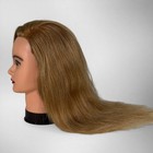 Cosmetology Mannequin Head Long Blonde Hair Training Practice Styling Head