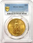 1914 Saint Gaudens Gold Double Eagle  20 - Certified Pcgs Ms64 -  7 250 Value