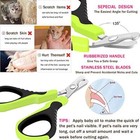 Glitter Cat Kitten Nail Caps Soft Claws Nail Covers With Cat Nail Clippers Xs