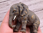 High Quality Antique Austrian Vienna Cold Painted Bronze Figure Of Elephant