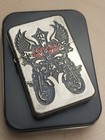 Star Premium Street Chrome Lighter W  Dual Motorcycle Engraved  k019