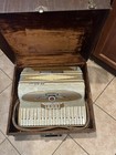 Vintage  Piano Accordion Baldoni Gold Glitter Made In Italy W Case   Songs Video