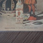 Vintage 50s Beefeater Gin Postcard Yeoman Warder Crown Martini Bar Advertising 