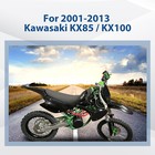 New Restyled Plastics Kit Set Black For Kawasaki Kx85 Kx100 2001-2013 Motorcycle