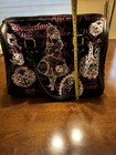 Rare Disney Alice In Wonderland Bowler Train Steampunk Purse Bag Handbag Gothic