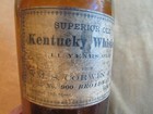 Civil War To Indian Wars Kentucky Whisky Bottle 1860s - 1870s Full Label