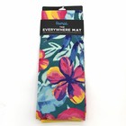 Rumpl Everywhere Mat Blue Hawaii Floral Ground Blanket Packable Rare Color