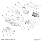 Polaris Glove Box Assembly  For Rzr Models  Genuine Oem - 2635460