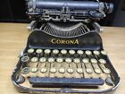 Antique 1912 Corona Folding Typewriter Serial   97933  old   Very Dusty       