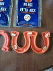 Gulf No Nox Extra Kick Horseshoe Vintage Gas Plastic Advertising Signs 