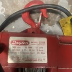 Dayton 22668 500 Lb Electric Hoist Winch 115v 10 Ft Lift Model 22668