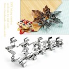 5pcs Snowflake Cookie Cutter Stainless Steel Biscuit Pastry Mold Cake Decor Tool