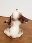 Anthropomorphic Vintage Dog W instrument Ceramic Figurine Violin Japan