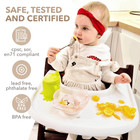 High Chair Tray Compatible With Stokke Trip Trap Chair Matte White Ergonomic