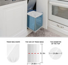 13 Gallon 80 Counts Strong Trash Bags Garbage Bags By   Bin Liners  Plastic Bags