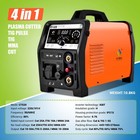50a 4in1 Hf Non-touch Plasma Cutter 200a Tig mma pulse Tig Welder foot Pedal