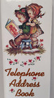 Vtg Telephone Address Book With Alphabetical Tabs Kids On Front 12 Inch X 3 675