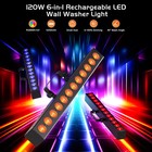 120w Rgbwa uv Led Wall Washer Light Bar Stage Wash Lighting Dmx Dj Lights Flood