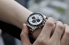 Seiko Selection Sbpy165 Panda White Dial Solar Analog Chronograph Men Watch New