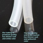 50  3 16  Diameter Aquarium Silicone Air Line Tubing For Fish Tank Air Pump 15m