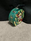 Vintage Disney Winnie The Pooh Tigger Metal Tin Round Blue Lunch Box  3d Tote